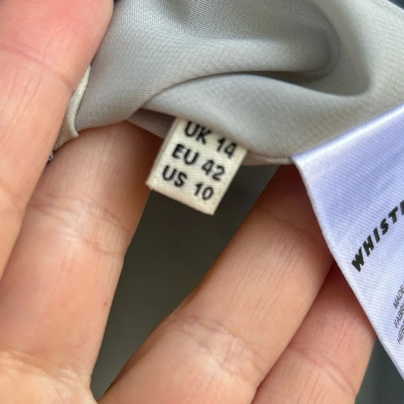 Whistles Silk Blend sheath, size 10 - Picture 9 of 11